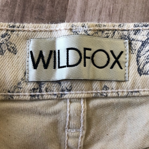 Wildfox Lara Toile Floral Denim Shorts New size 30 - Picture 5 of 8